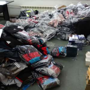 Bunuri susceptibile a fi contrafăcute,  confiscate la P.T.F. Giurgiu