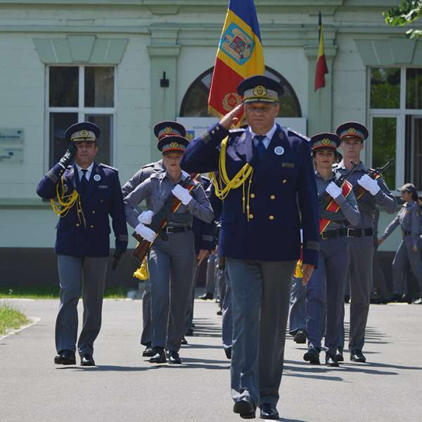 Şcoala de Pregătire a Agenţilor Poliţiei de Frontieră Avram Iancu Oradea a împlinit 25 de ani de existenţă