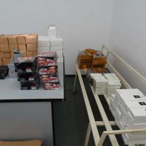 Bunuri susceptibile a fi contrafăcute,  confiscate la P.T.F. Giurgiu