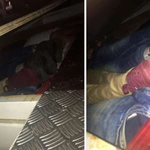 Cinci irakieni intenţionau să iasă ilegal din România, ascunşi în podeaua falsă a unei platforme auto