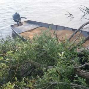 Aproximativ două tone de grâu, recuperate cu ajutorul poliţiştilor de frontieră brăileni