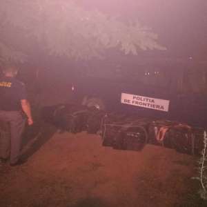 Ţigări de contrabandă descoperite la frontieră