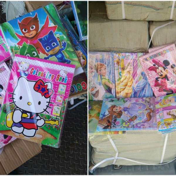 Mii de cărţi de colorat contrafăcute, confiscate în Portul Constanţa Sud Agigea