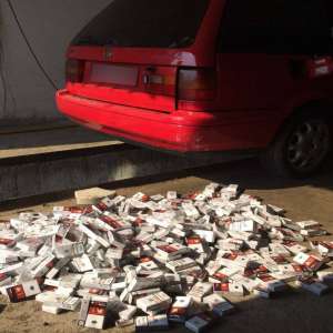 Ţigarete ascunse în rezervor, descoperite la P.T.F. Sculeni   