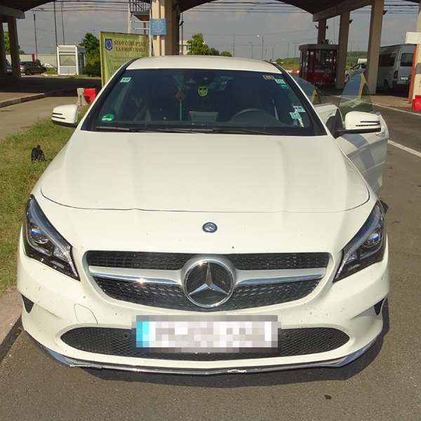 Autoturism căutat de autoritățile din Germania, descoperit la P.T.F. Giurgiu