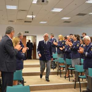 Momente emoționante pentru treisprezece polițiști de frontieră, la finalul carierei profesionale