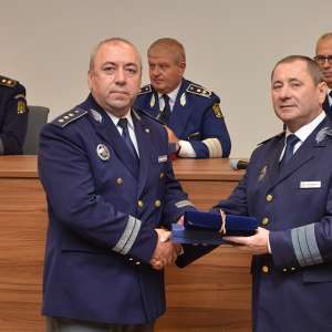 Momente emoționante pentru treisprezece polițiști de frontieră, la finalul carierei profesionale