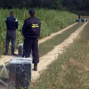 Contrabandişti cu ţigările în spate, opriţi cu focuri de armă la Păltiniş