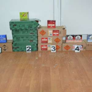 2600 cartuşe de vânătoare, confiscate de poliţiştii de frontieră gălăţeni