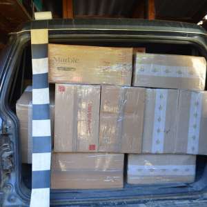 Peste 40.000 de pachete cu ţigări de contrabanda, descoperite în urma unei percheziţii
