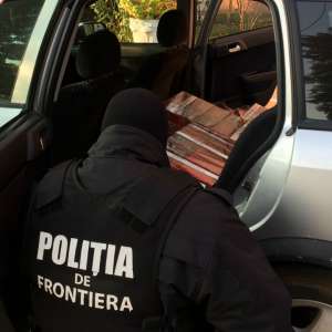 Peste 1.050 de pachete cu țigări depistate de polițiștii de frontieră mehedințeni