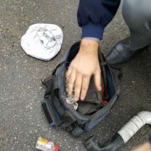 Mercedes Sprinter căptuşit cu ţigarete de contrabandă   