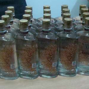 20 litri vodcă ascunși sub scaunul şoferului unui camion, descoperiți la controlul de frontieră