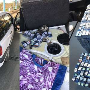 Țigări de proveniență ucraineană descoperite în două vehicule