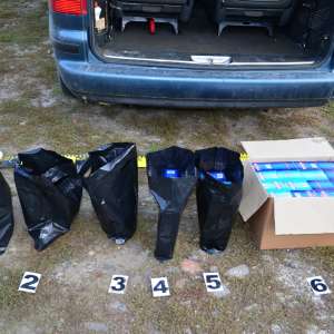 Pachete cu tutun confiscate la frontieră