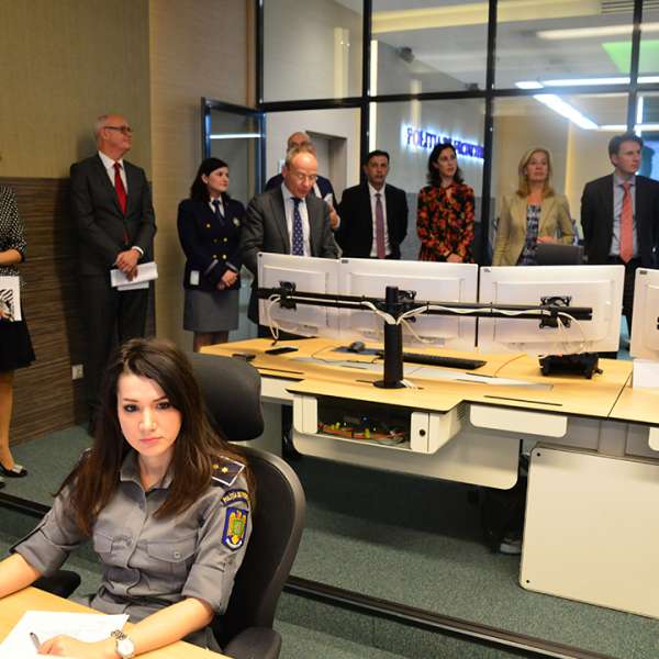 Vizită a ambasadorului Olandei la Centrul de Comandă şi Control al Poliţiei de Frontieră Române