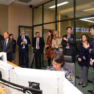 Vizită a ambasadorului Olandei la Centrul de Comandă şi Control al  Poliţiei de Frontieră Române