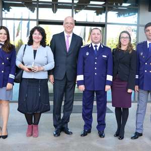 Ambasadorul Germaniei la Bucureşti, în vizită la Poliţia de Frontieră Română