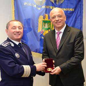 Ambasadorul Germaniei la Bucureşti, în vizită la Poliţia de Frontieră Română