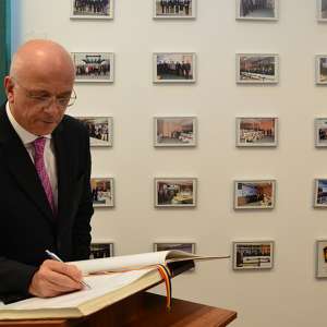Ambasadorul Germaniei la Bucureşti, în vizită la Poliţia de Frontieră Română