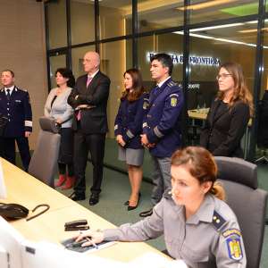 Ambasadorul Germaniei la Bucureşti, în vizită la Poliţia de Frontieră Română