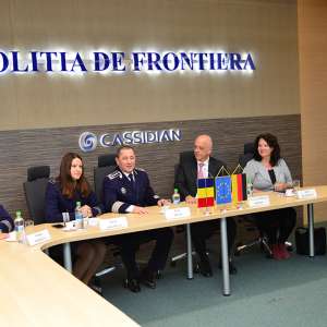 Ambasadorul Germaniei la Bucureşti, în vizită la Poliţia de Frontieră Română