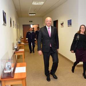 Ambasadorul Germaniei la Bucureşti, în vizită la Poliţia de Frontieră Română
