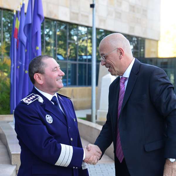 Ambasadorul Germaniei la Bucureşti, în vizită la Poliţia de Frontieră Română