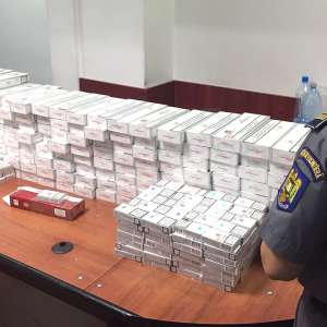 Ţigari confiscate de către poliţiştii de frontiera severineni