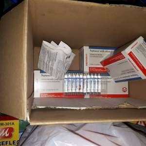 Fiole cu anestezic dentar descoperite la Punctul de Trecere a Frontierei Albiţa