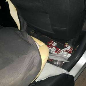 6.000 de țigarete de contrabandă descoperite la controlul de frontieră