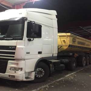 Semiremorcă radiată din circulaţie, descoperită în P.T.F. Sculeni