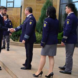 Ambasadori şi înalţi oficiali din 20 de state membre ale Uniunii Europene, în vizită la Poliţia de Frontieră Română