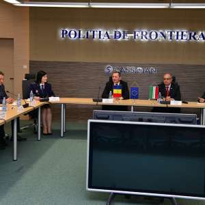 Inspectorul general al Poliţiei Naţionale Ungare, în vizită la Poliţia de Frontieră Română