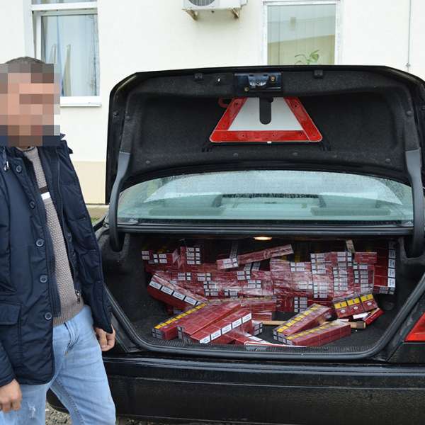 4.400 pachete țigări confiscate la frontiera de nord