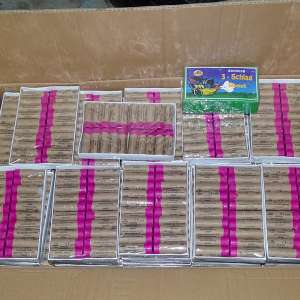Cantitate impresionantă de materiale pirotehnice, confiscată la P.T.F. Calafat