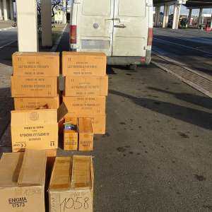 Aproximativ 23.000 de materiale pirotehnice, fără documente legale, descoperite la P.T.F. Giurgiu