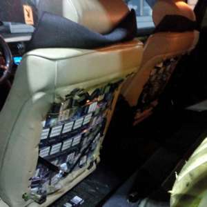 Țigări descoperite la frontiera de nord