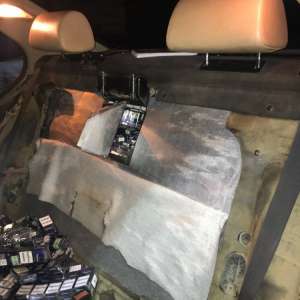 Țigări descoperite la frontiera de nord