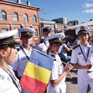 Trepte în evoluția unui viitor ofițer al Gărzii de Coastă -Prima polițistă de frontieră „cadet”, pe Nava Școală Mircea