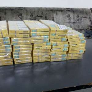 Țigări de contrabandă, confiscate la frontiera de nord