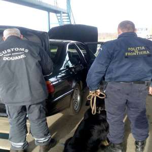 Țigări de contrabandă, confiscate la frontiera de nord