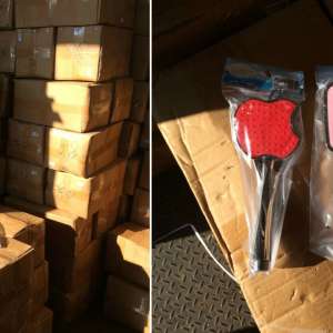 Bunuri în valoare de aproximativ 230.000 lei susceptibile a fi contrafăcute, confiscate în Portul Constanţa Sud Agigea