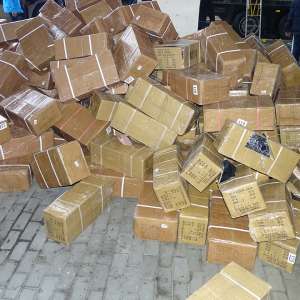 Un camion încărcat cu încălţăminte contrafăcută, a cărei valoare, dacă ar fi fost comercializată, depăşeşte 2 milioane de lei, depistat la P.T.F. Giurgiu