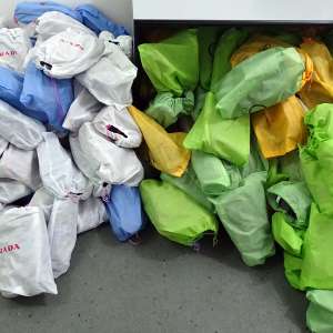 Bunuri în valoare de peste 140.000 lei susceptibile a fi contrafăcute, confiscate la P.T.F. Giurgiu