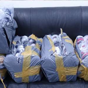 Bunuri în valoare de peste 300.000 lei, susceptibile a fi contrafăcute, descoperite la P.T.F. Giurgiu