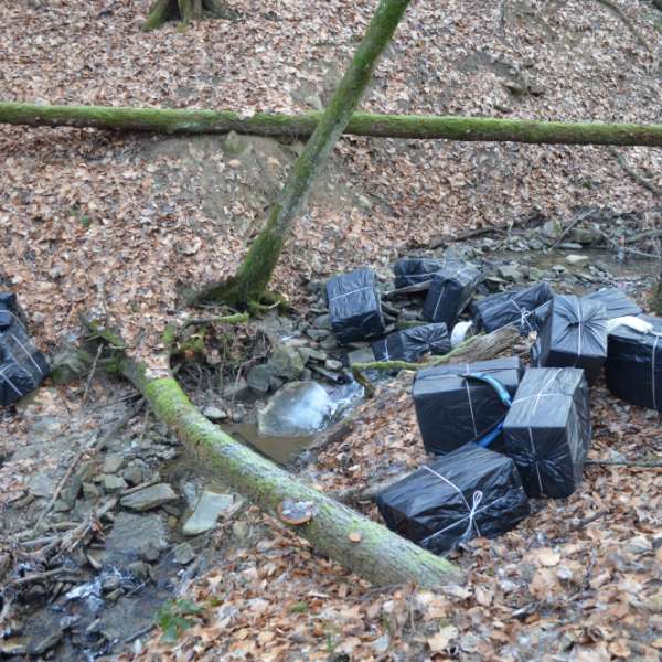 Peste 13.000 de pachete de ţigări de contrabandă, confiscate la frontiera de nord