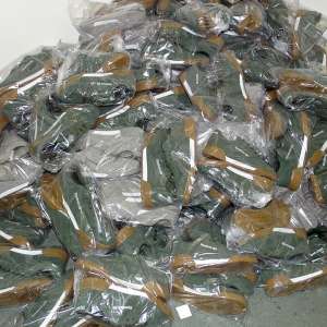 Bunuri în valoare de peste 100.000 lei susceptibile a fi contrafăcute, confiscate la P.T.F. Giurgiu