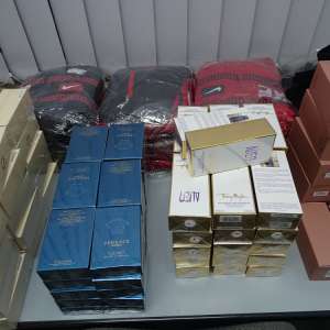 Aproximativ 650 de bunuri  susceptibile a fi contrafăcute,  descoperite la P.T.F. Giurgiu