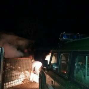 Polițiștii de frontieră din cadrul S.P.F. Chilia au ajutat la stingerea unui incendiu la o anexă gospodărească